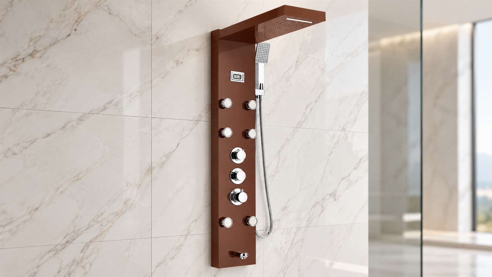 BathSelect BS7827ORB oil rubbed bronze shower set for hotel and hospitality bathrooms