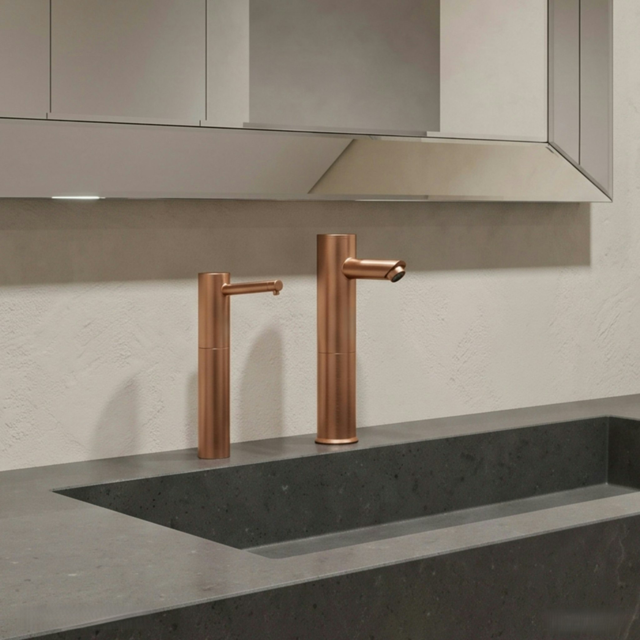 Touchless faucet and soap dispenser systems