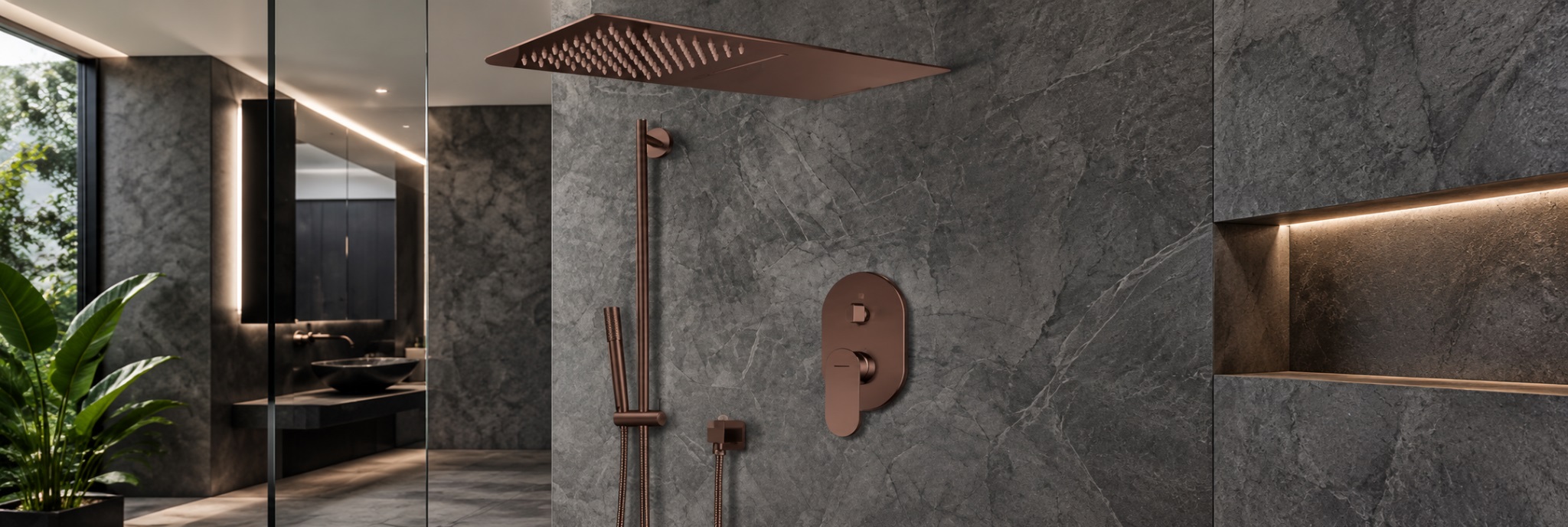 BathSelect oil rubbed bronze digital and smart shower systems