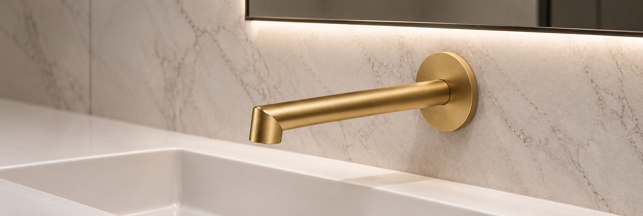 BathSelect wall mount touchless motion sensor faucets