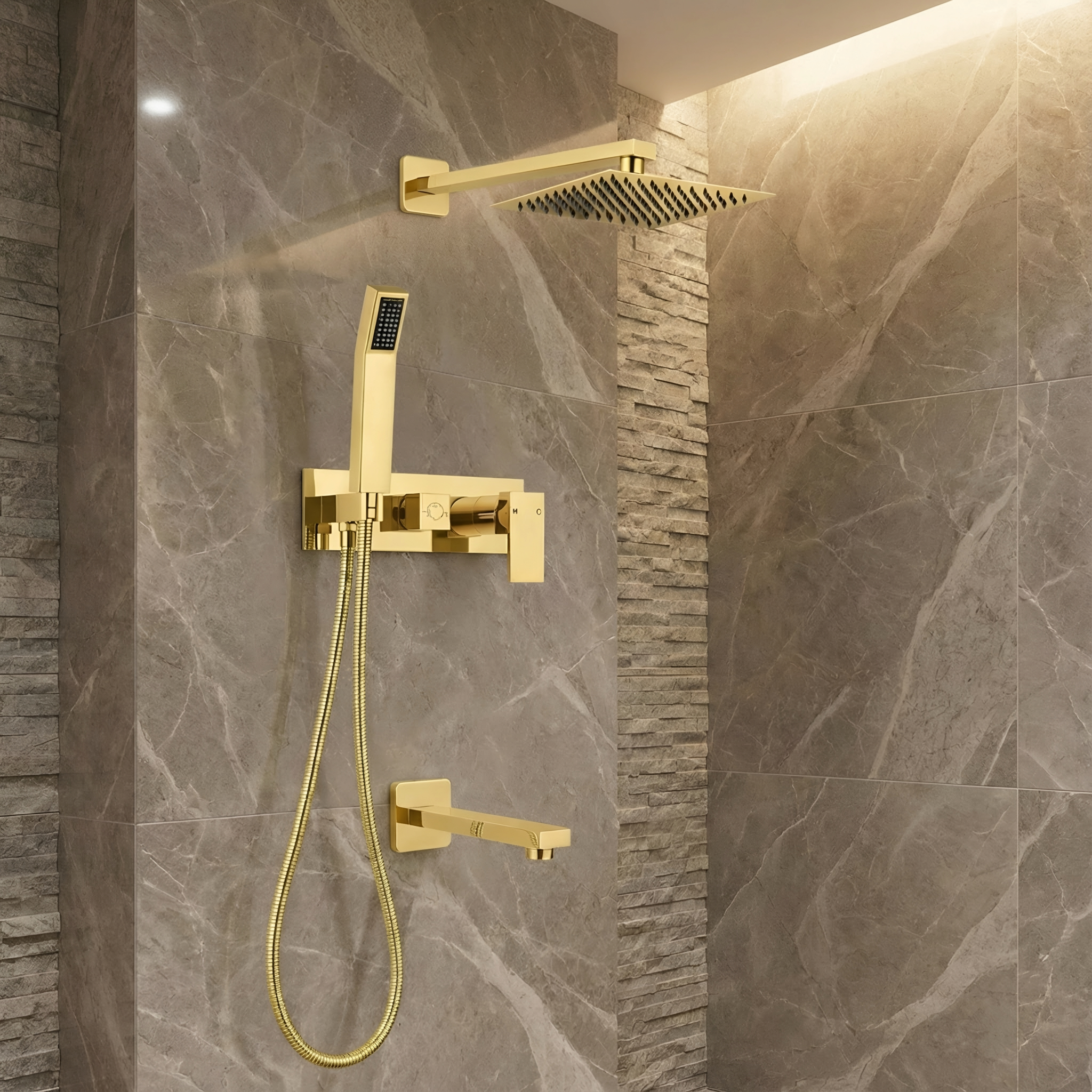 Residence hall and athletic showers