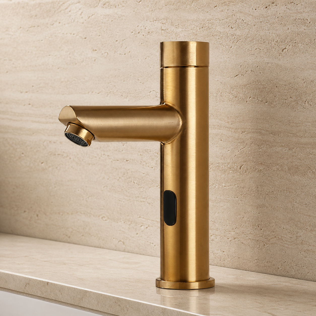 BathSelect BST509GP and BS-BAH2635 touchless restroom fixtures
