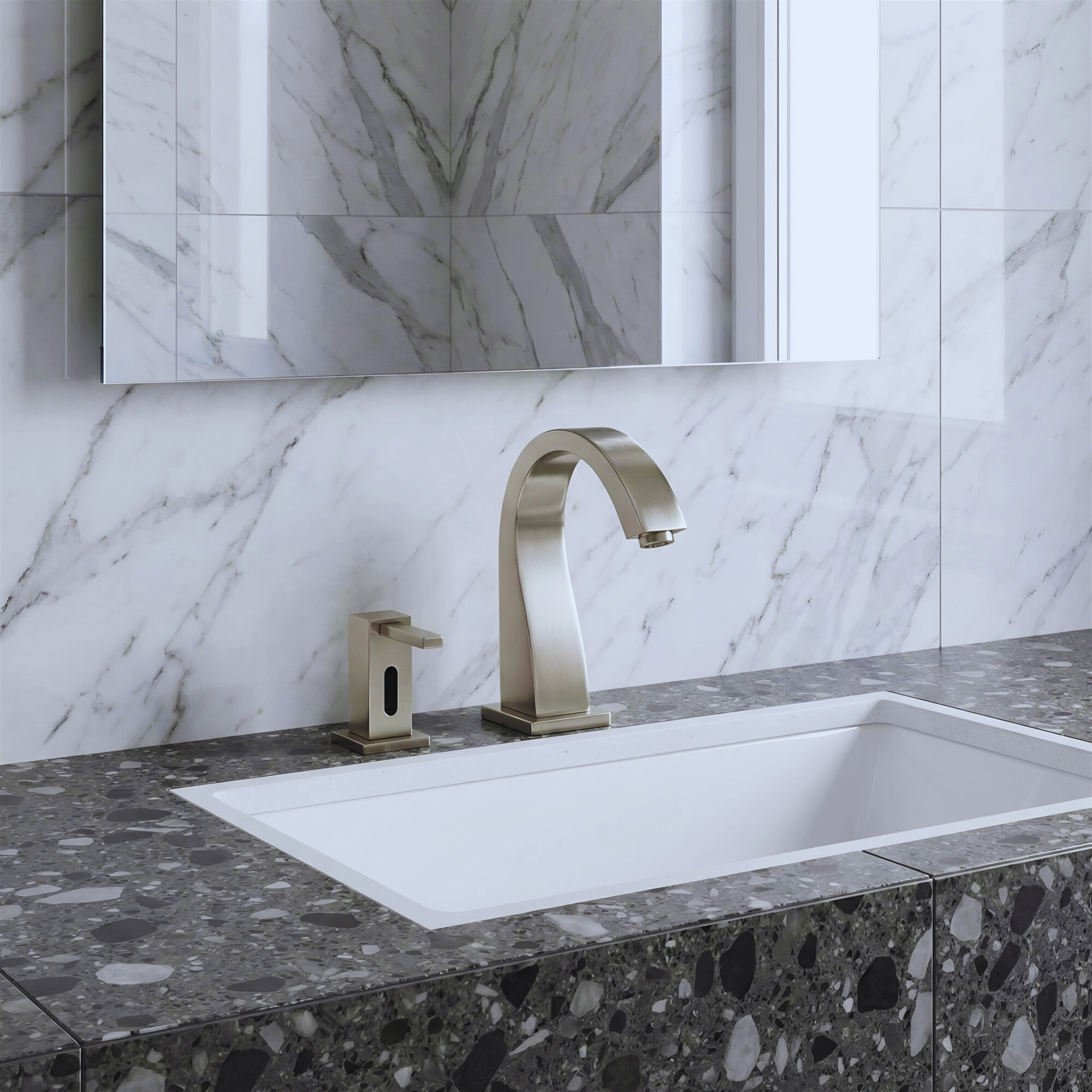 Accessible stadium faucets