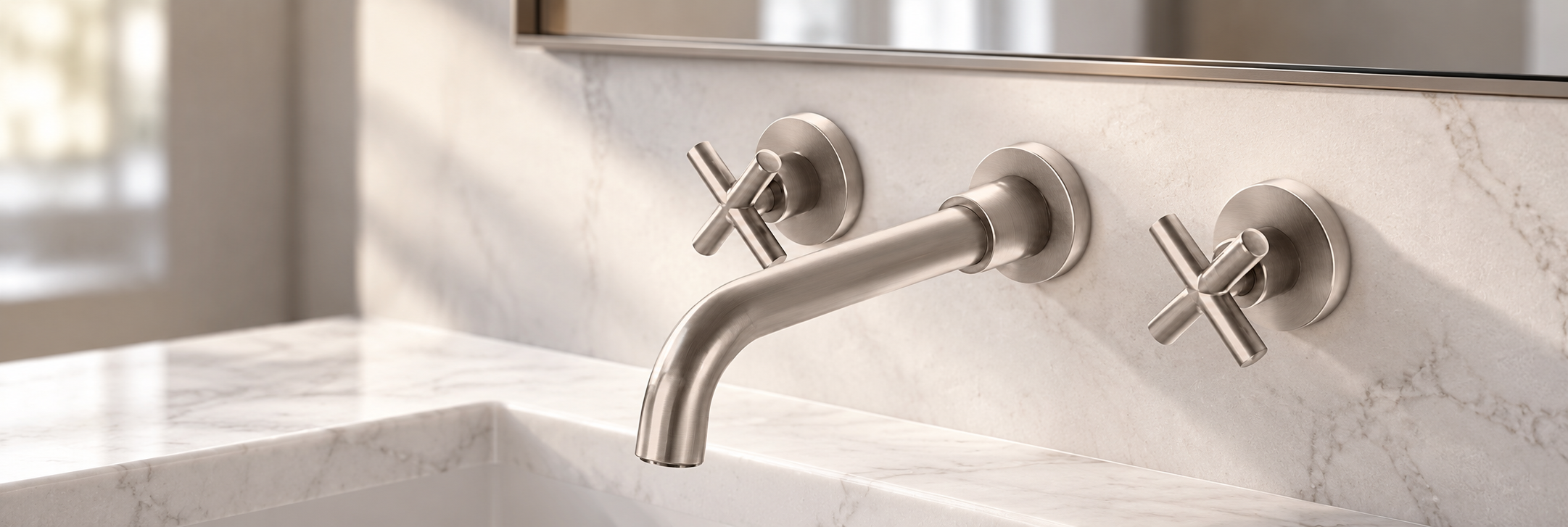 BathSelect wall mounted bathroom sink faucets