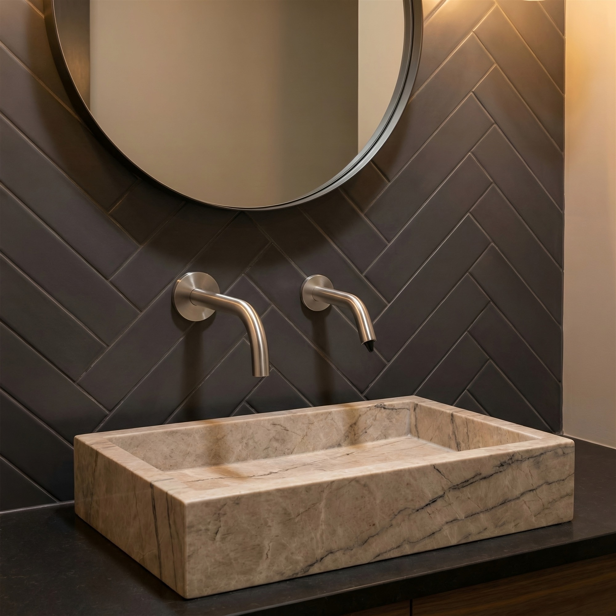 Wall mount automatic soap dispensers