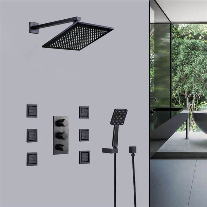 Dark Oil Rubbed Bronze Sierra Shower