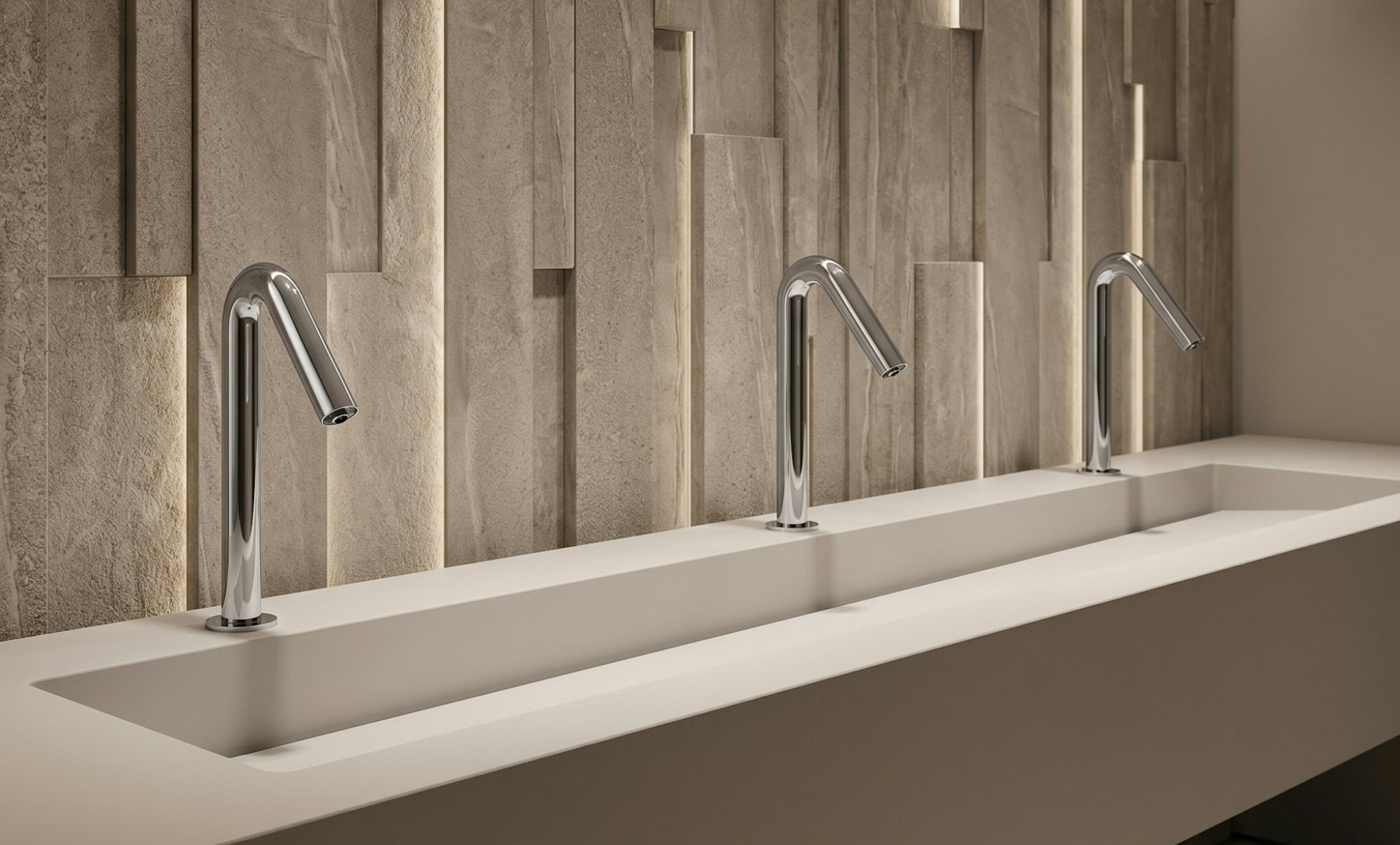 Fontana commercial touchless sensor faucets