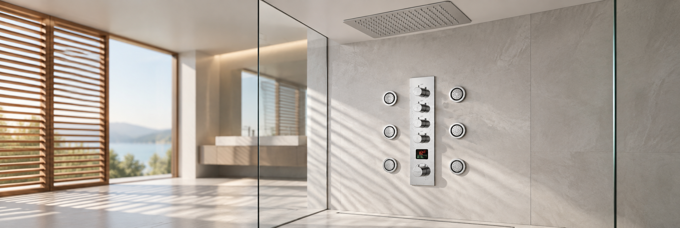 BathSelect digital smart shower systems