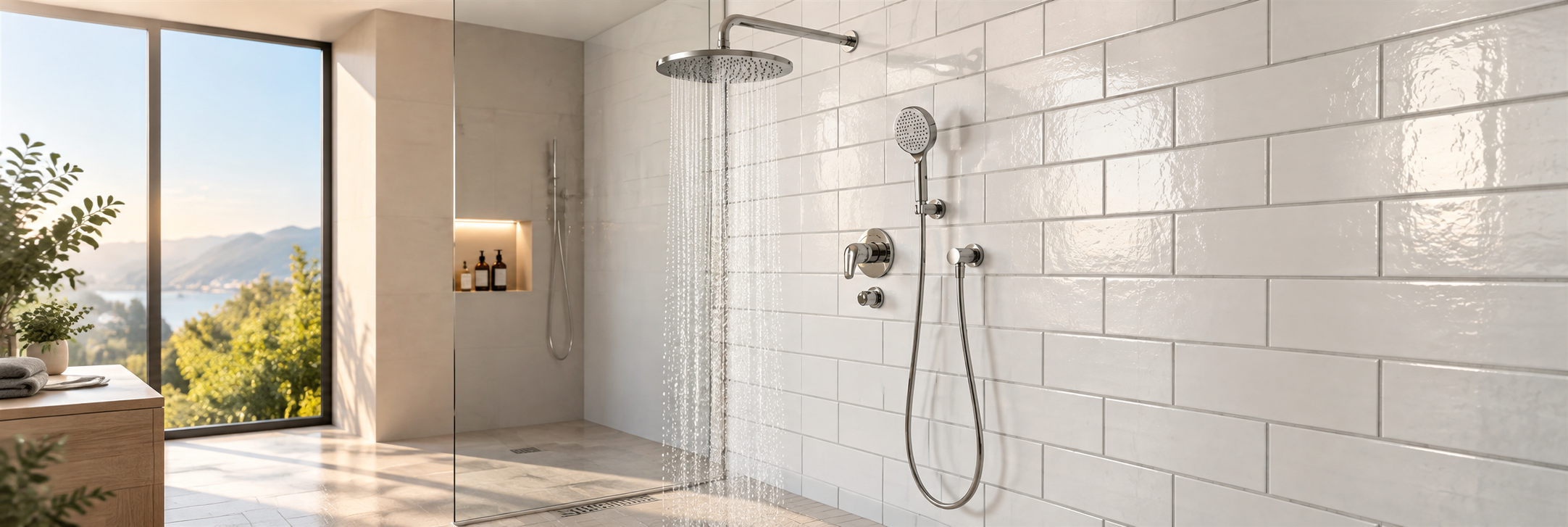 BathSelect body massage shower systems with body jets