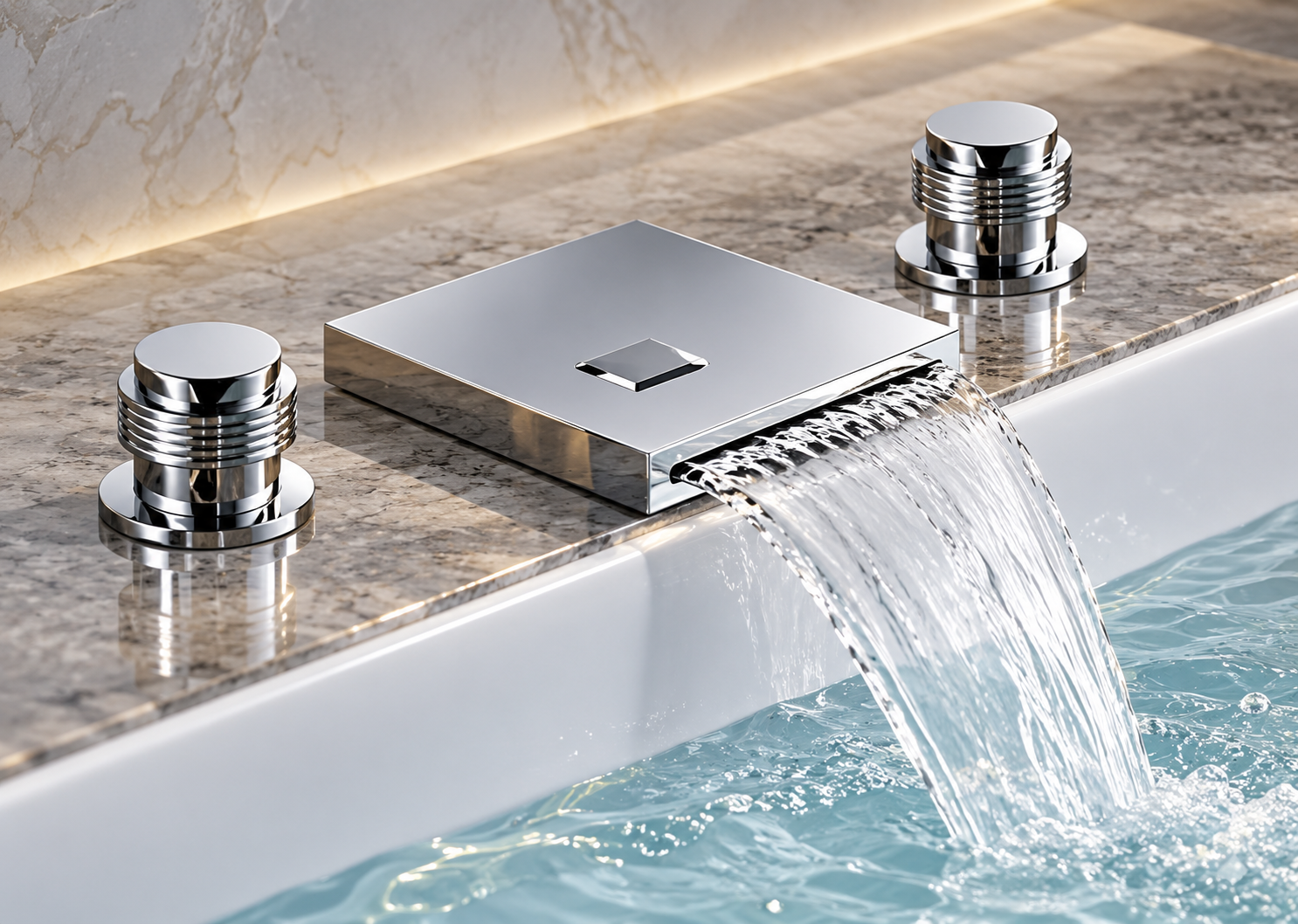 BathSelect chrome bathtub faucets
