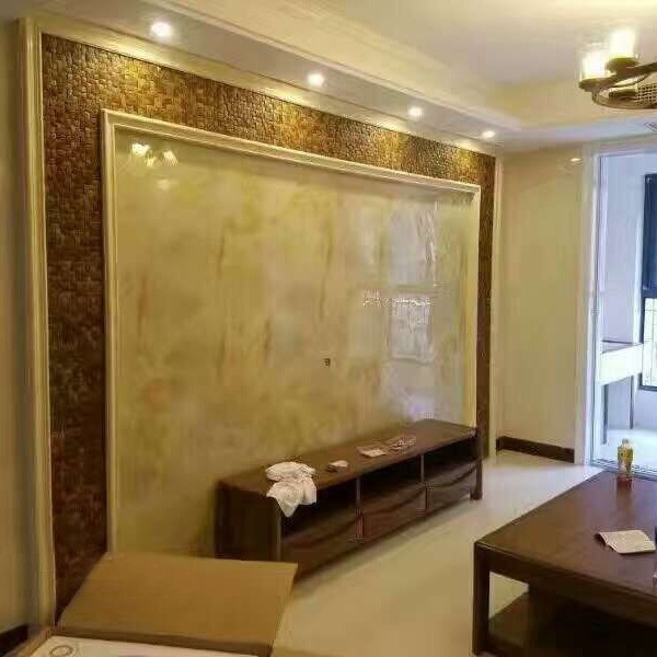 BathSelect Natural Coconut Shell Brown Mosaic Tiles