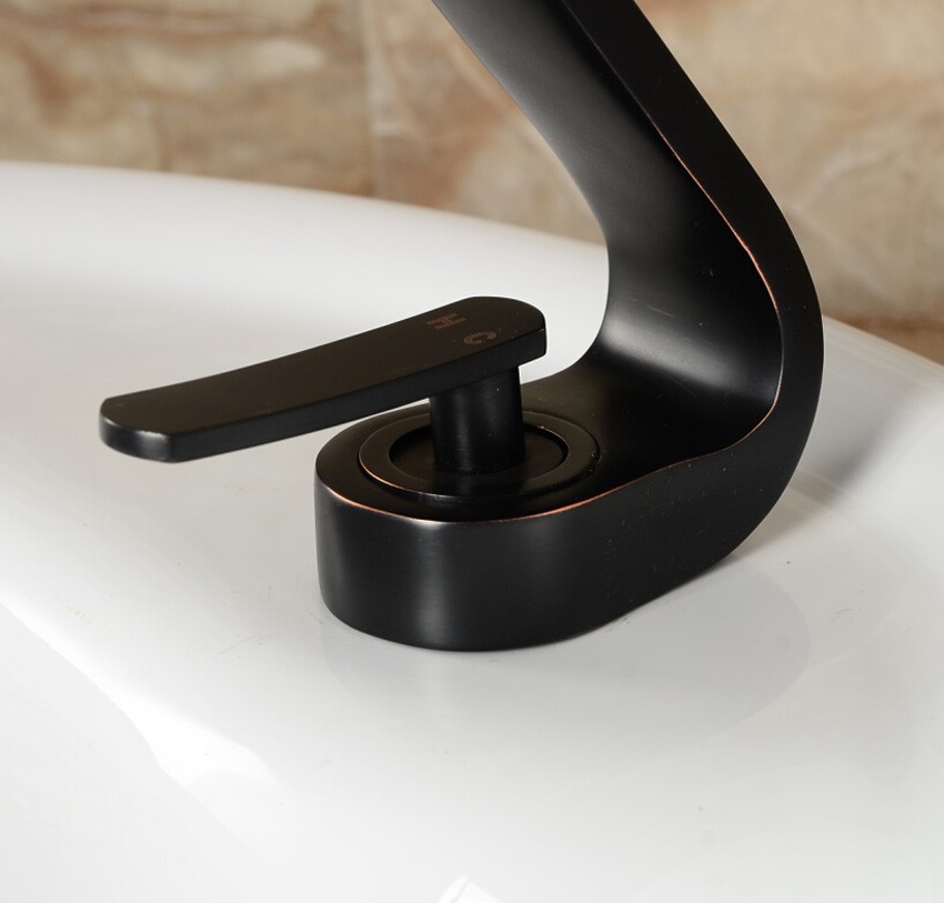 Reno Contemporary Deck Mount Sink Faucet