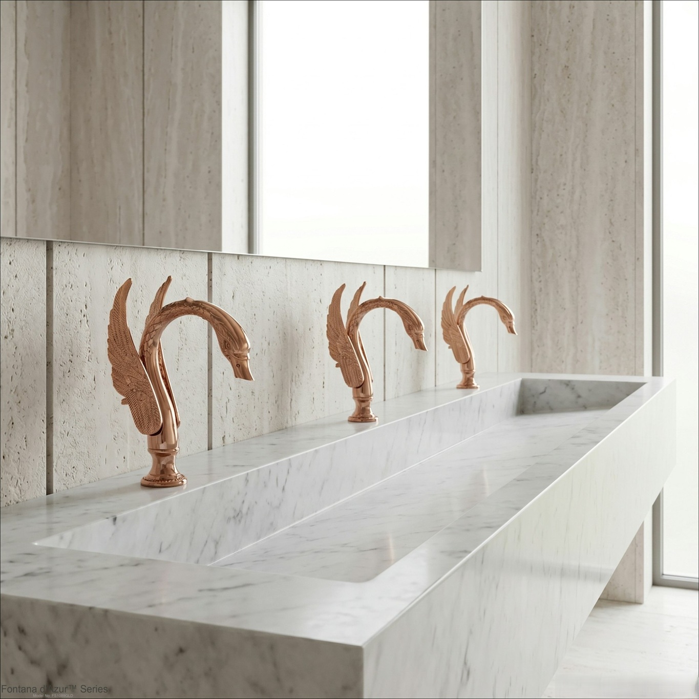 Soft cloth cleaning a luxury BathSelect faucet finish using finish-safe care methods