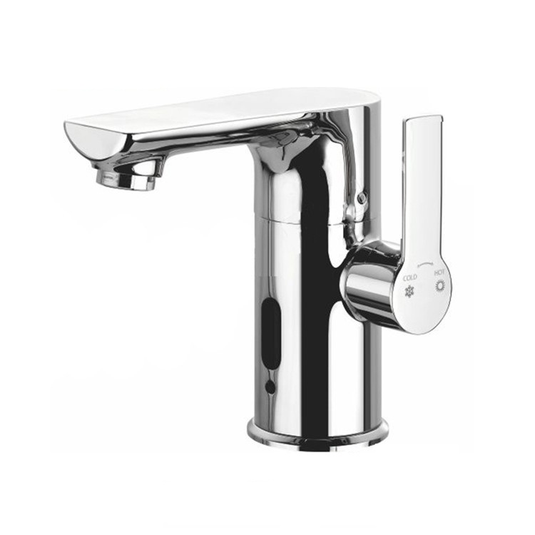 Genoa Sensor Single Handle Deck Mounted Bathroom Sink Faucet