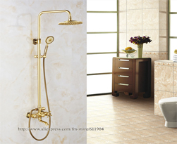 Gold Plated LED Shower Head