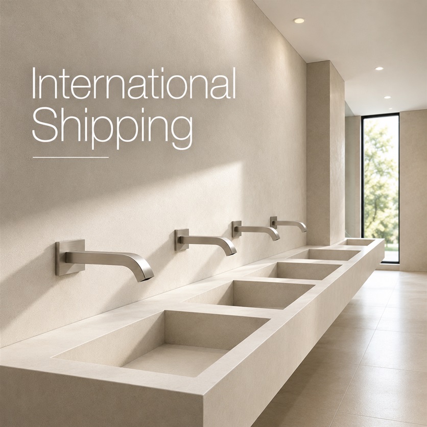 BathSelect worldwide shipping for bathroom fixtures and products