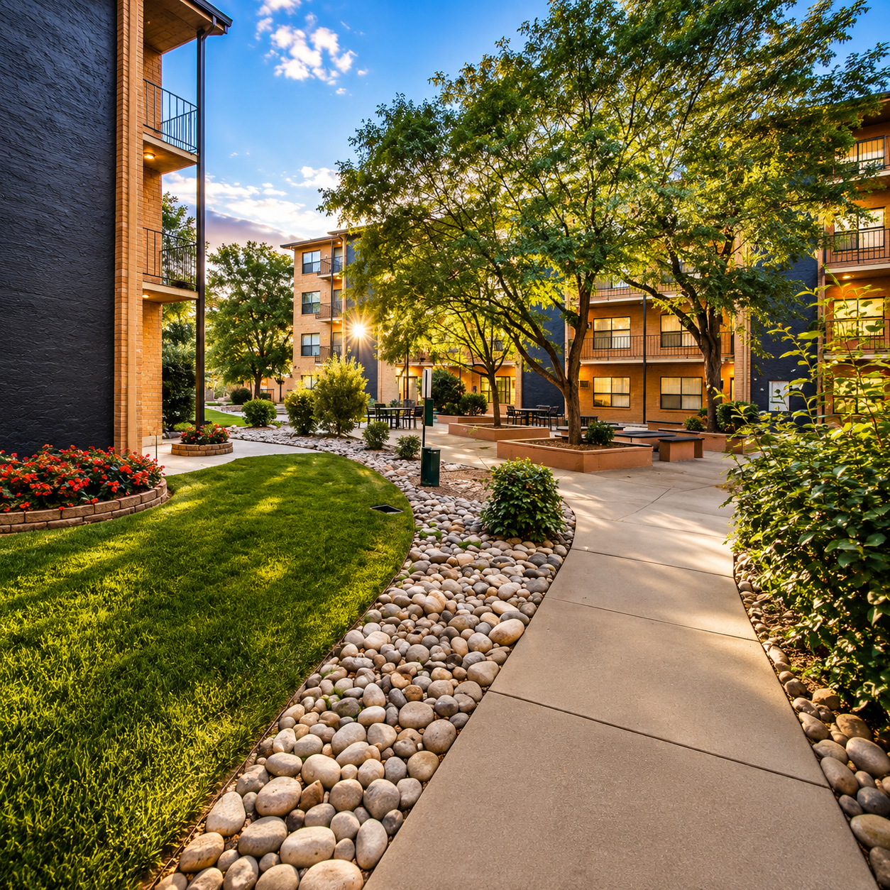 Hands-Free Commercial Faucets Collection At Leetsdale Apartments