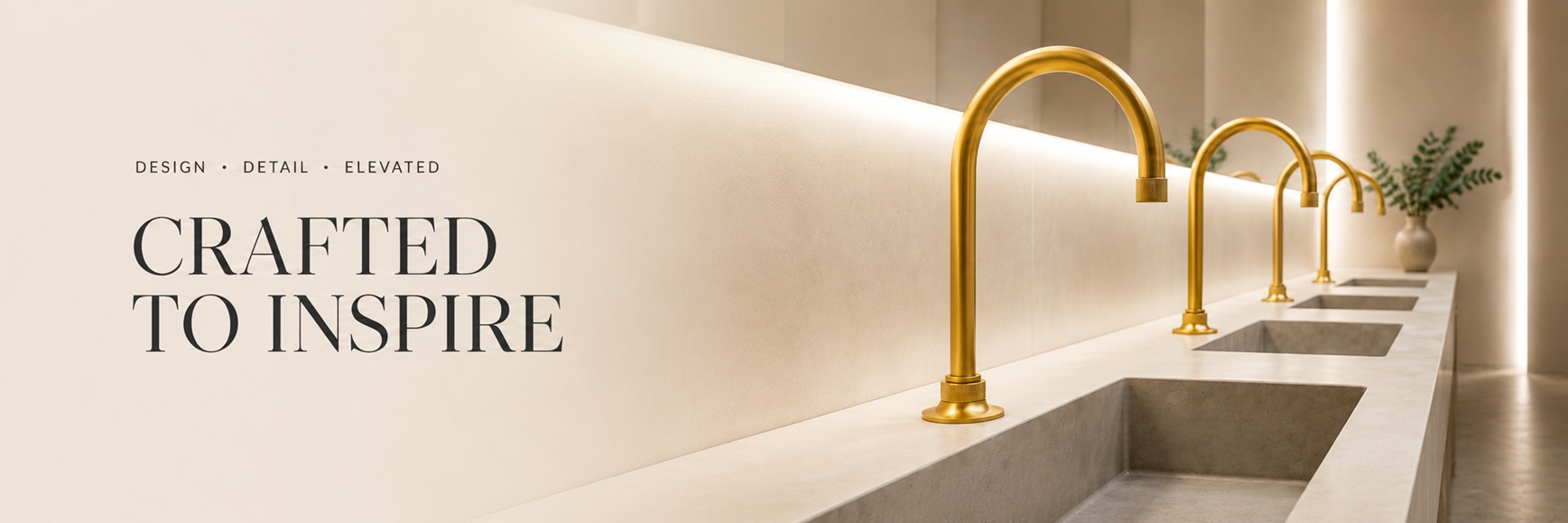 BathSelect Commercial Gold Faucets