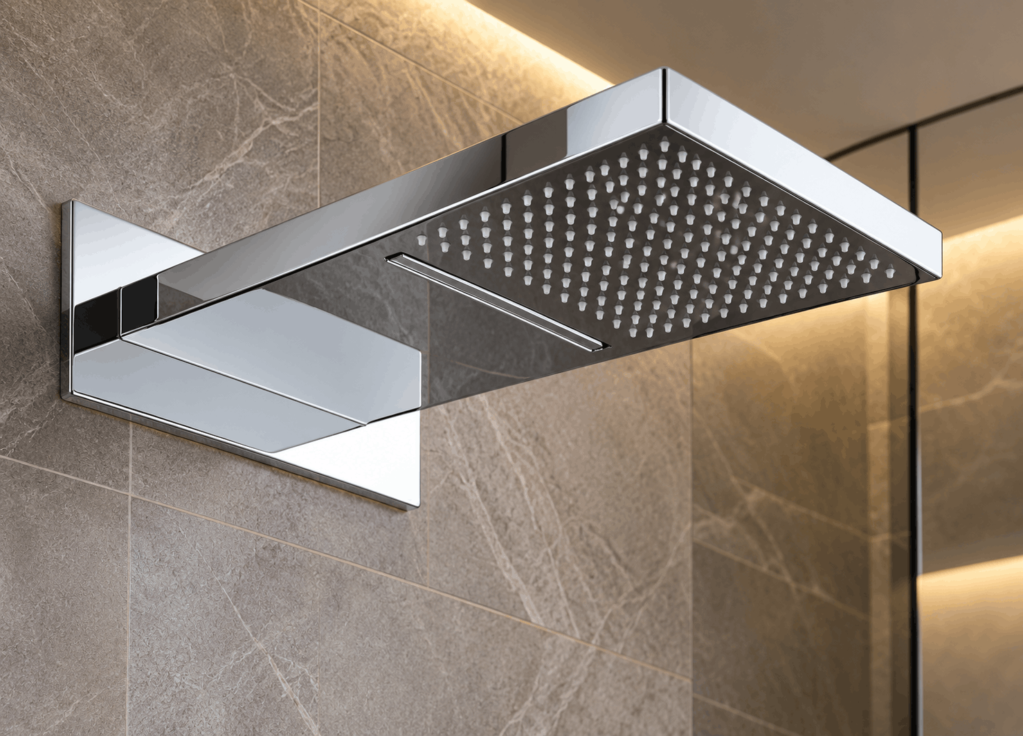 Modern multifunction shower heads for multifamily residential developments