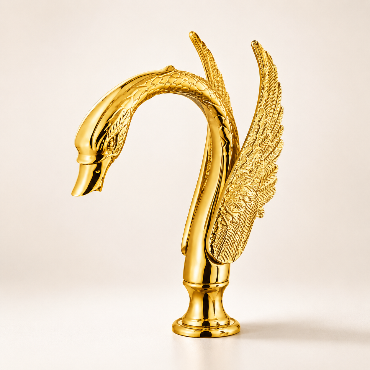 Gold sensor faucet for upscale Westin DC commercial washroom