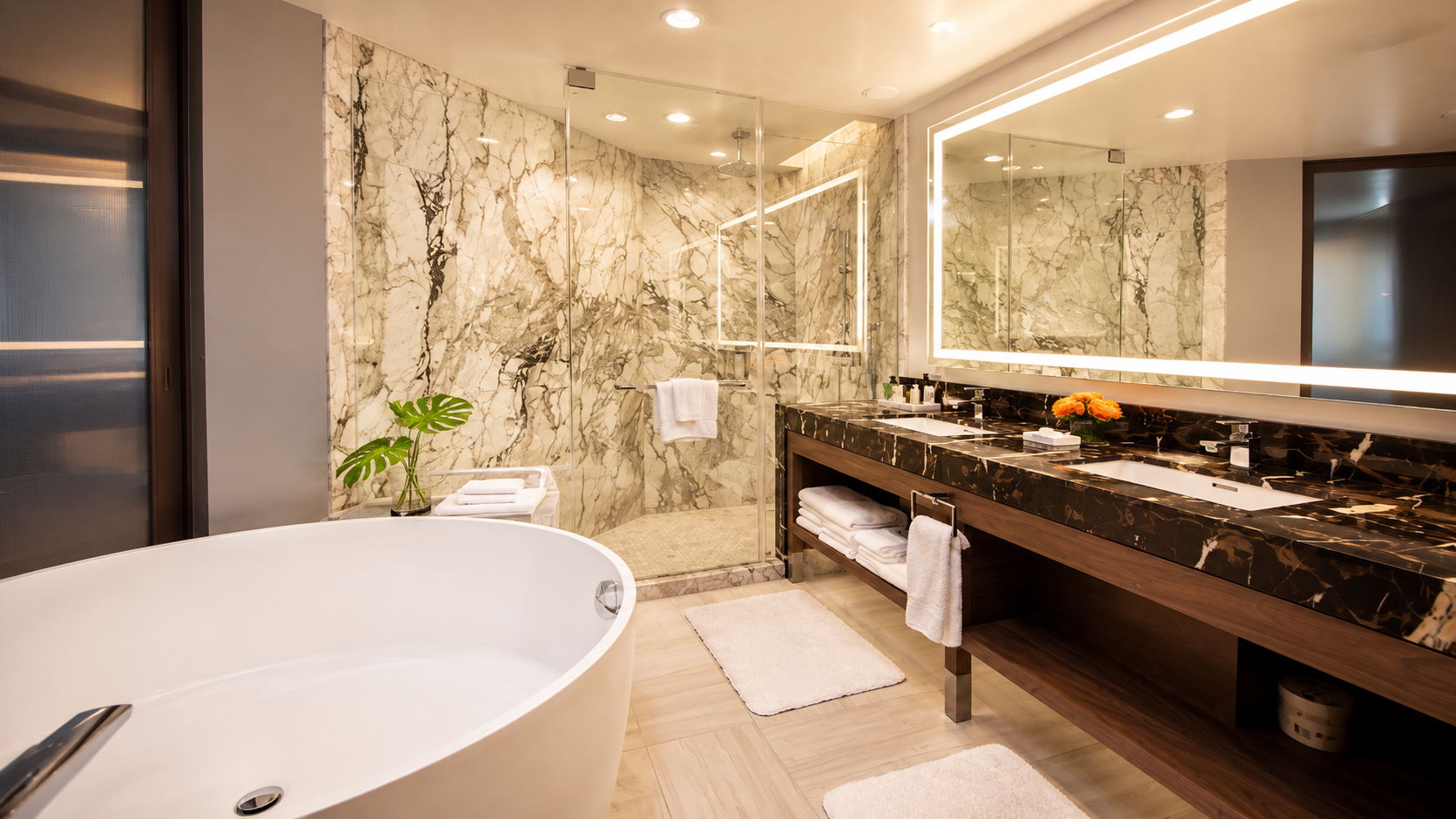 Bathselect Sensor Faucet Hilton Los Angeles commercial restroom installation