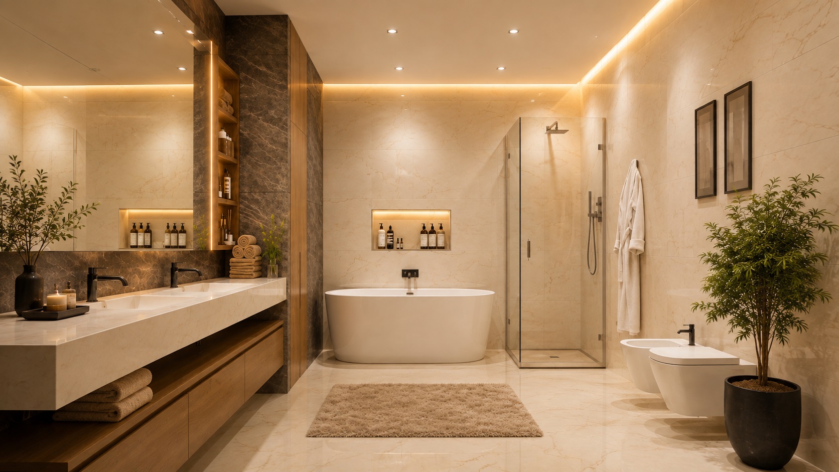 BathSelect touchless faucet commercial restroom layout