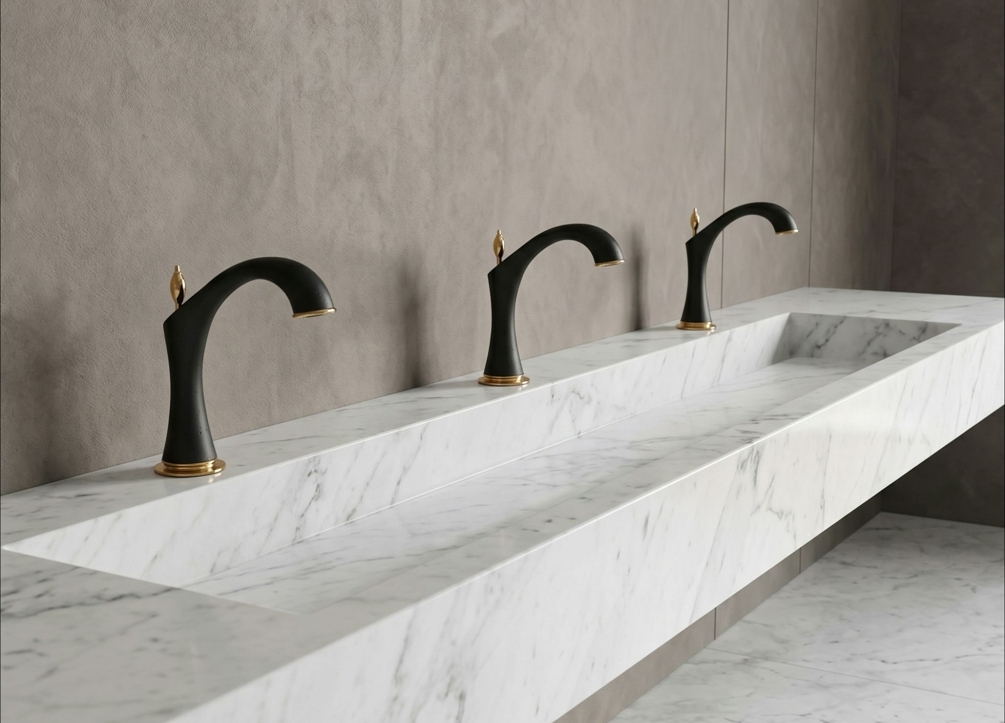Commercial ToF faucet technology referenced by architects