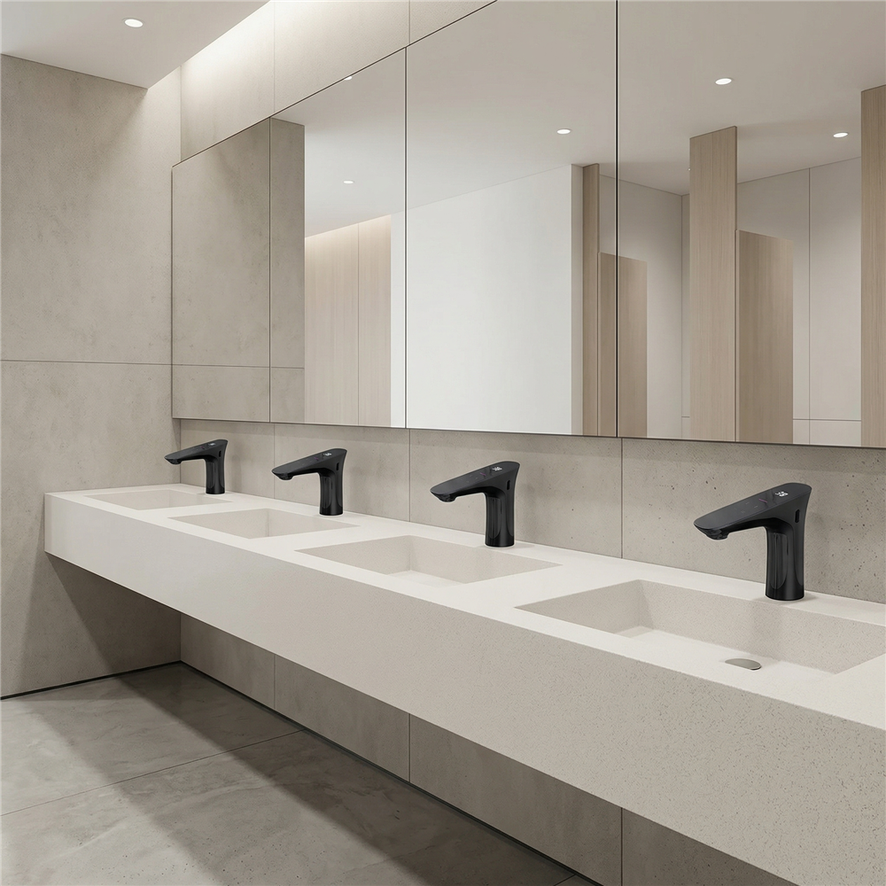 Commercial restroom fixture systems