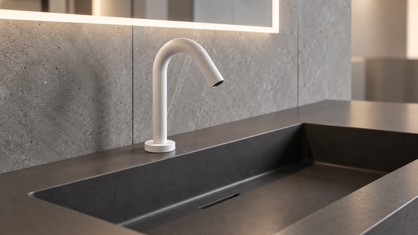 Commercial automatic electronic touchless sensor faucet systems