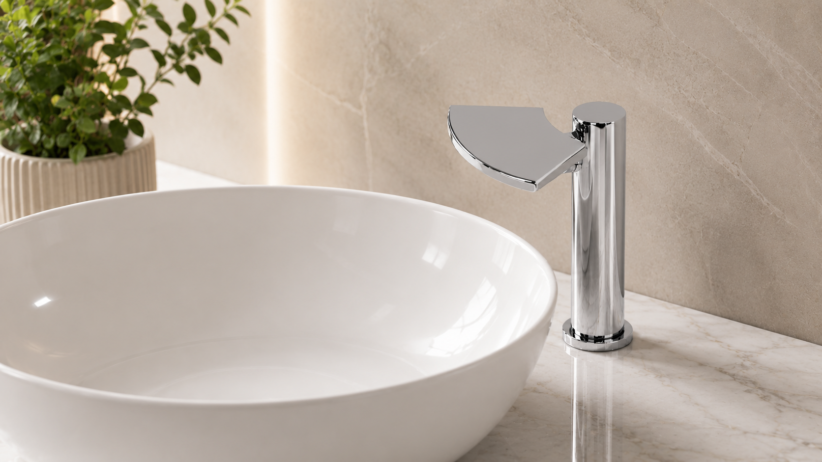 BathSelect Florenza Chrome Commercial Automatic Motion Sensor Faucet