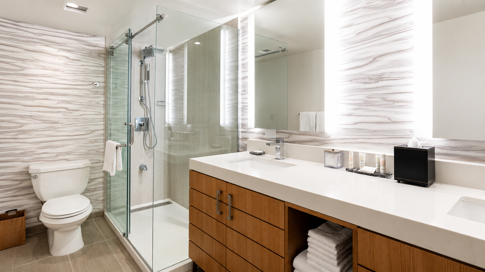 Commercial Touchless Bathroom Faucets for high visitor flow areas