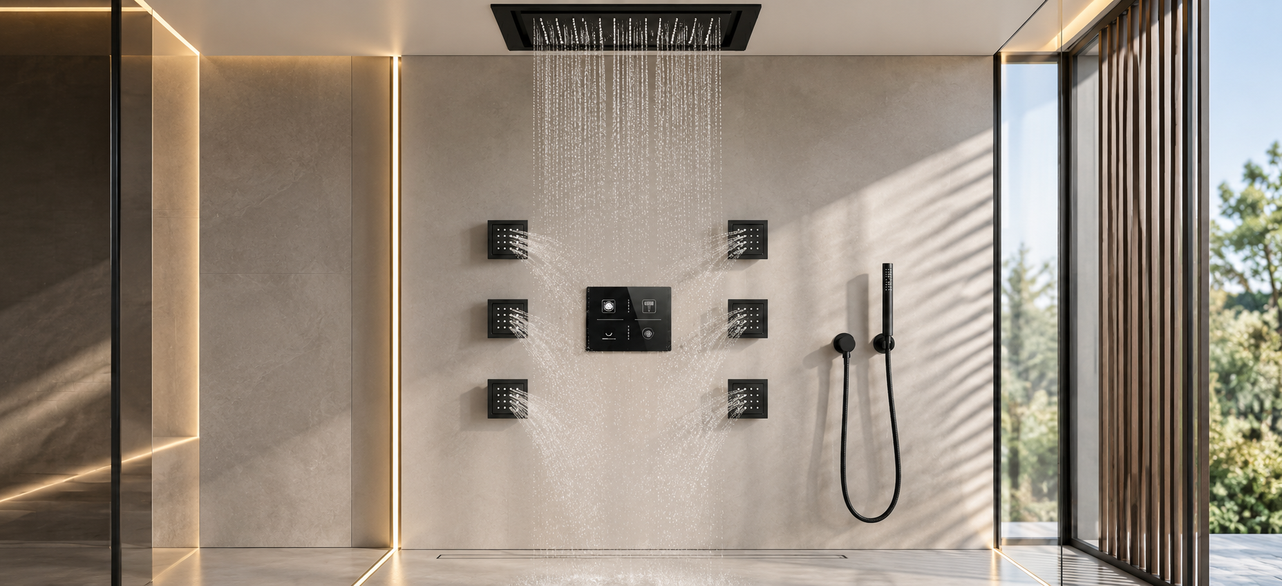 BathSelect multifunctional shower systems