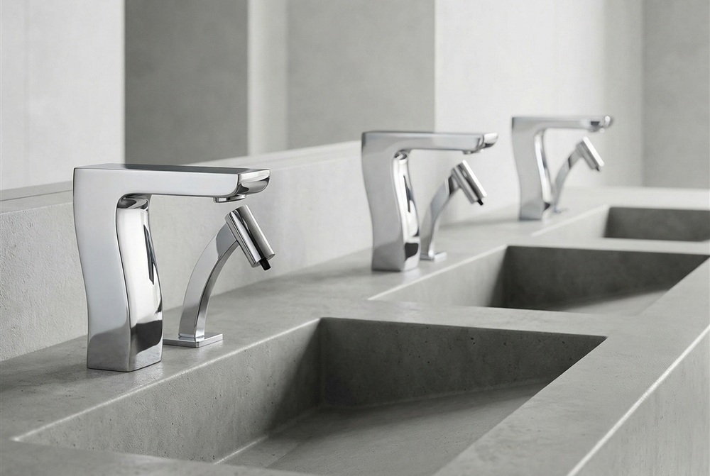 BathSelect smart ToF touchless faucet technology