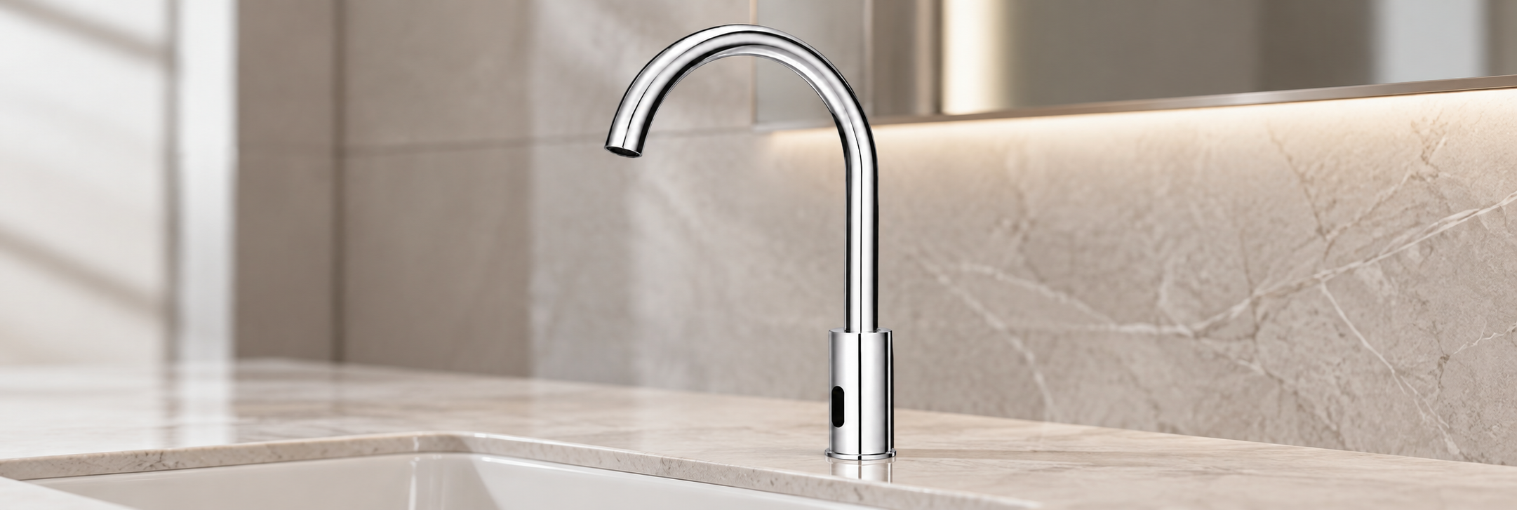BathSelect automatic touchless motion electronic sensor faucet collection