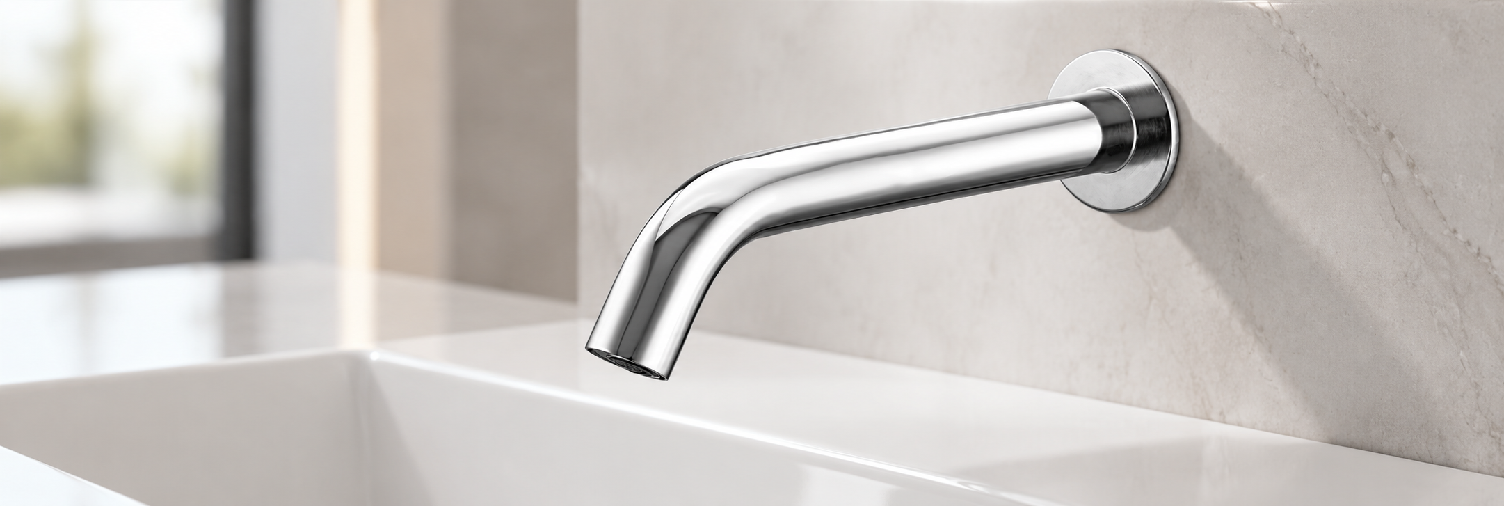 BathSelect automatic touchless bathroom sink faucets