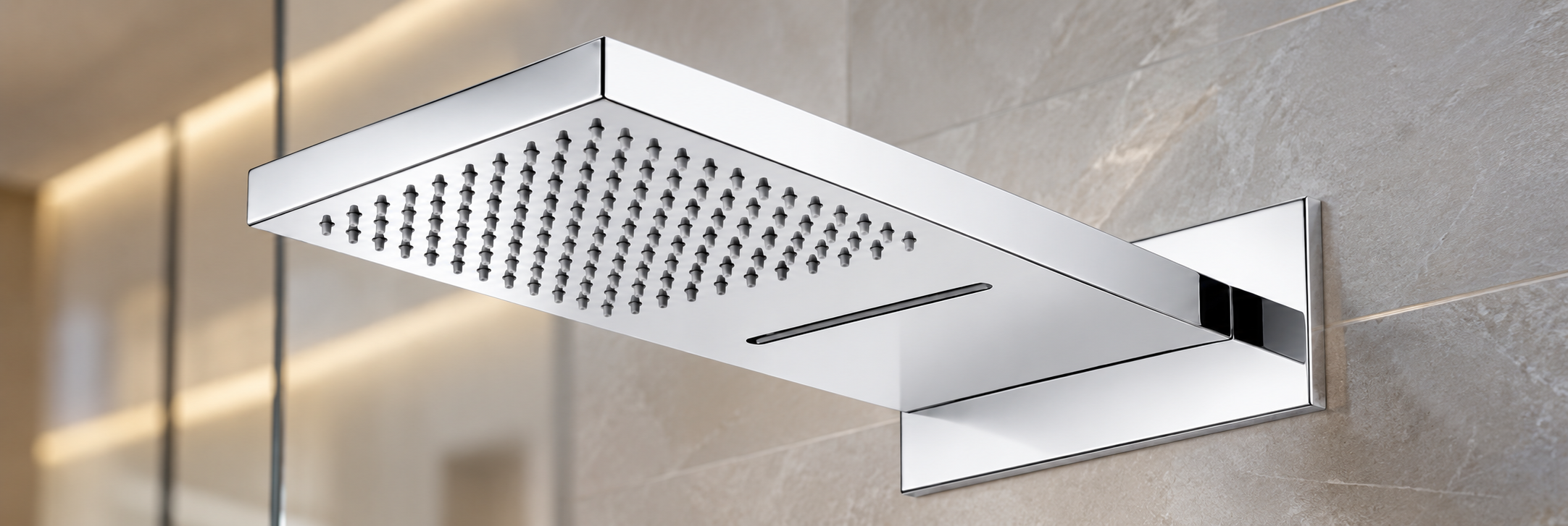 BathSelect multifunction shower heads with multiple water patterns