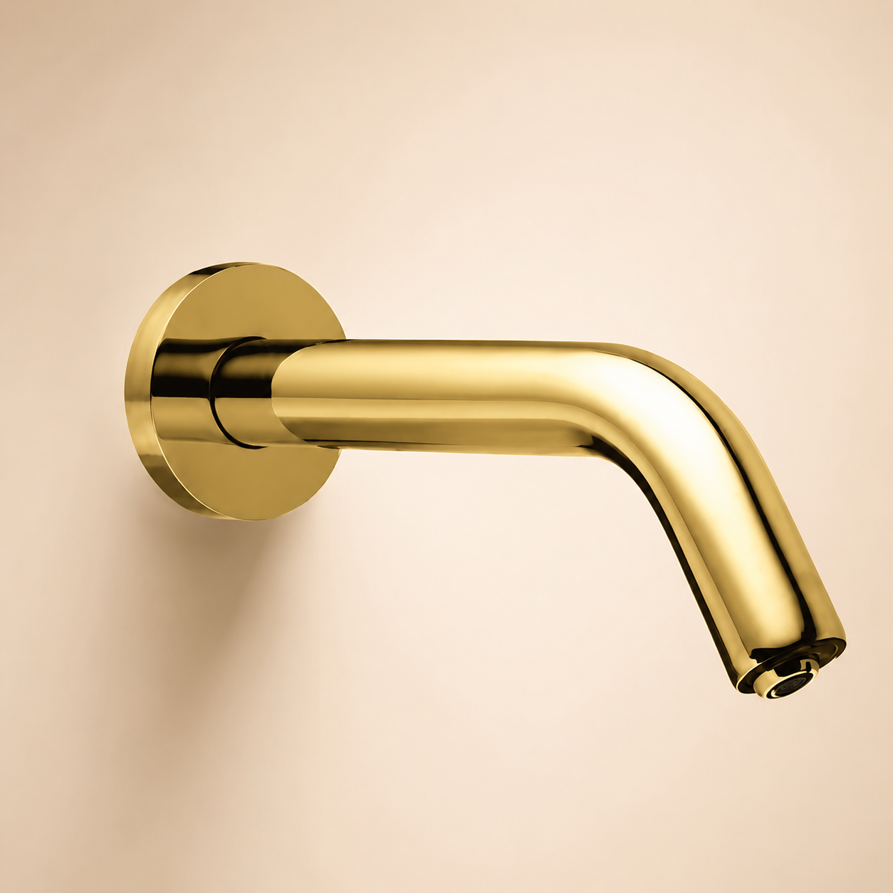 Commercial hands free faucet for hotel and restaurant restroom applications