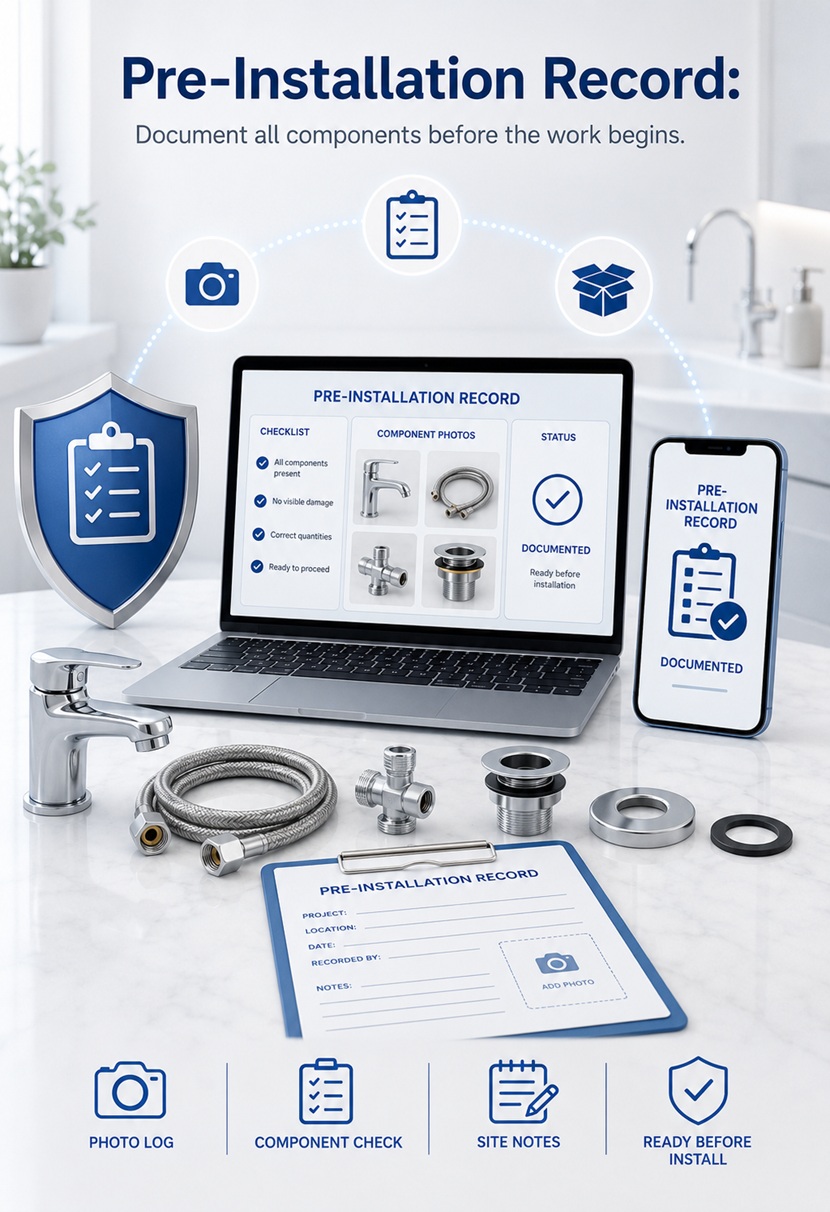 BathSelect pre-installation product documentation