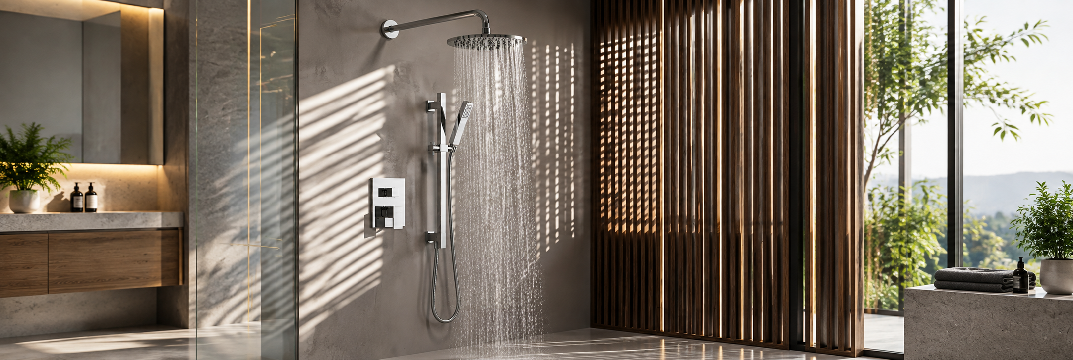 BathSelect exposed shower system collection