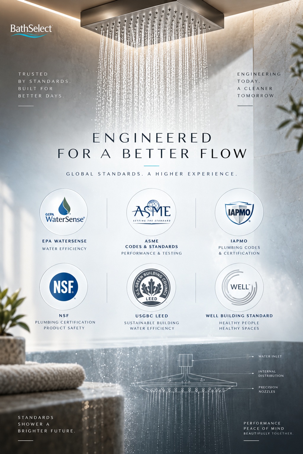 Rainfall shower engineering references and industry standards
