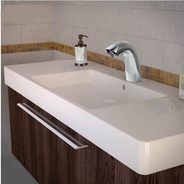 Conto Commercial Design Automatic Hands Free Faucet D507 (also available in Oil Rubbed Bronze or Gold Finish)