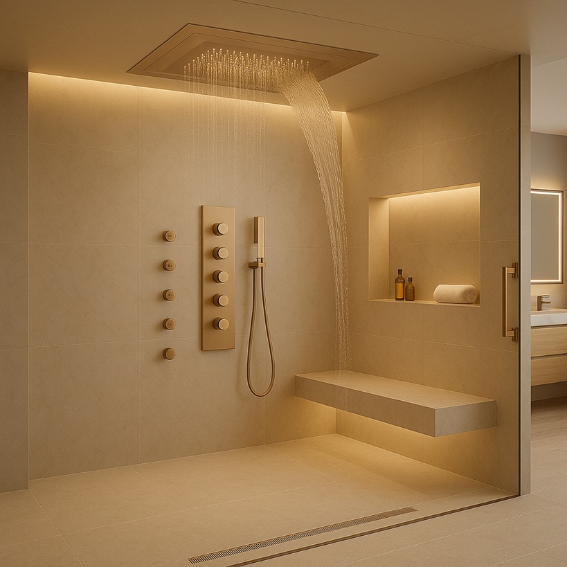 BathSelect shower system engineering detail