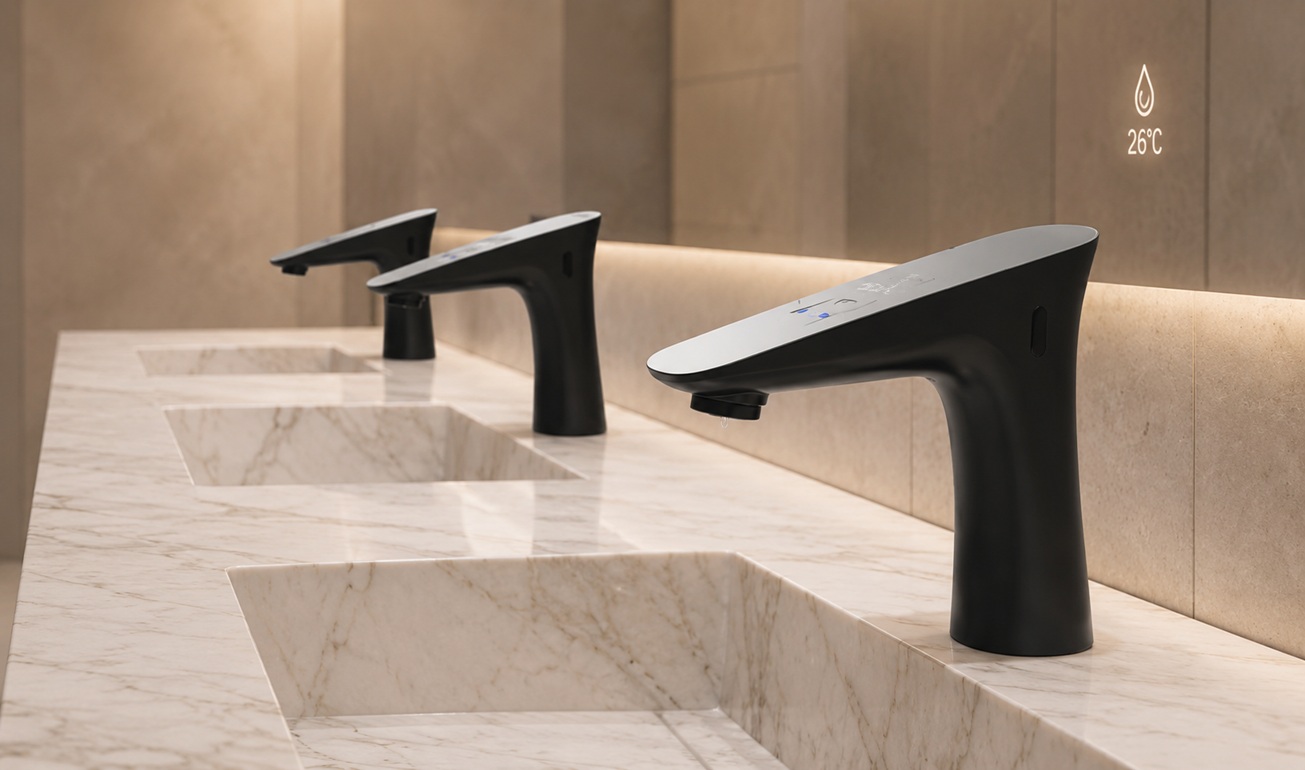 Facility modernization restroom product selection with maintenance-friendly fixtures and efficient water systems