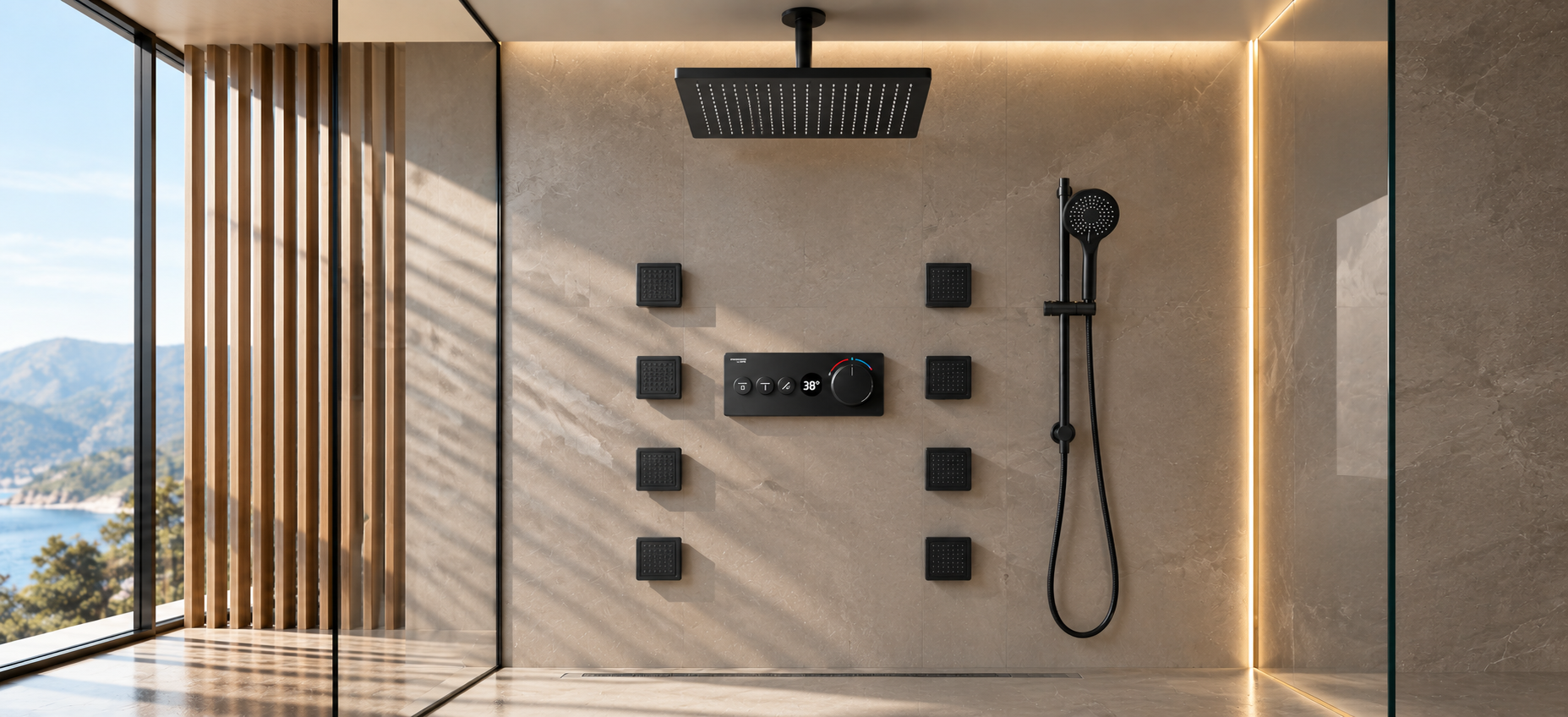 BathSelect thermostatic shower systems