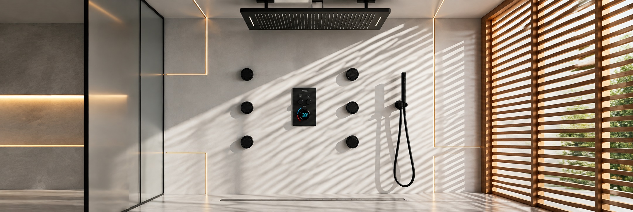 BathSelect digital and smart shower systems
