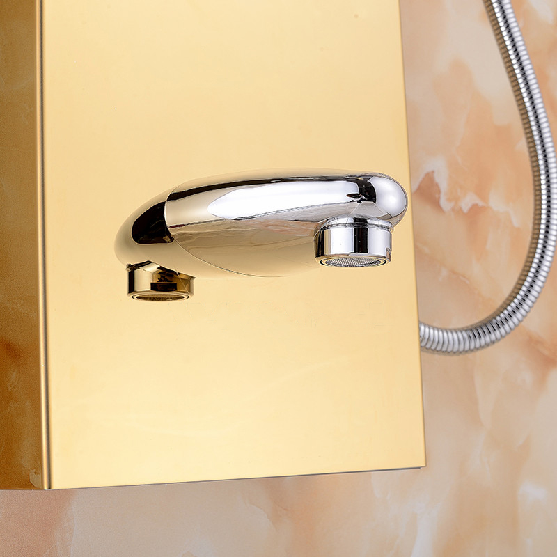 Gold-Plated-Finish-Massage-Shower-Panel-Wall-Mount