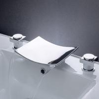 Two Handle Desk Mounted Bathroom Tub Faucet Chrome finished tap mixer