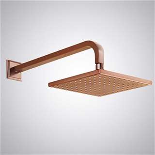 For Hospitality BathSelect Rose Gold Square Rain Shower Head