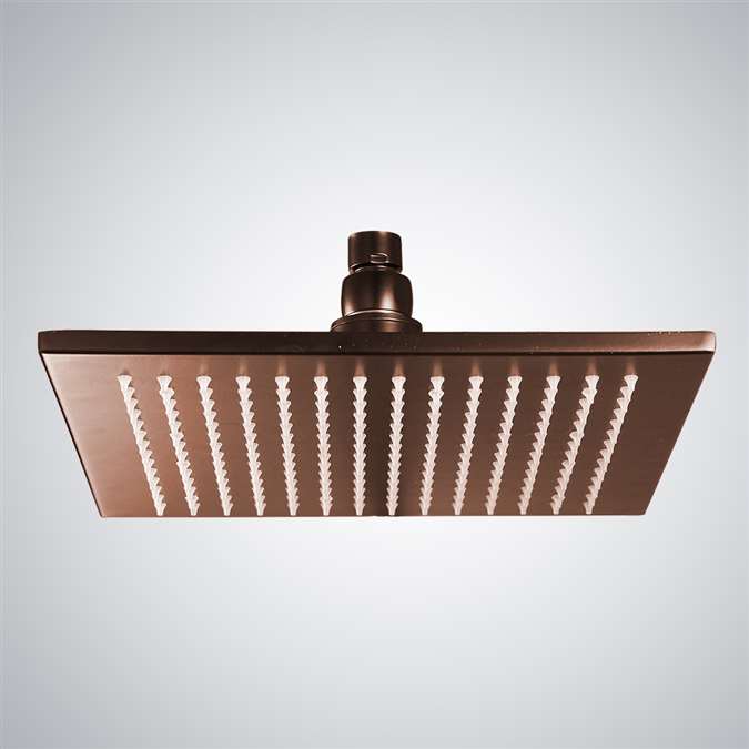 Light Oil Rubbed Bronze Square Rain Shower Head Sale