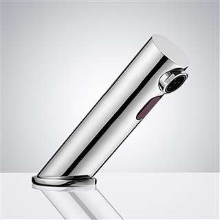 BathSelect� Denver Chrome Contemporary Deck Mount Sensor Faucet